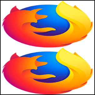 Розтягнений логотип Firefox